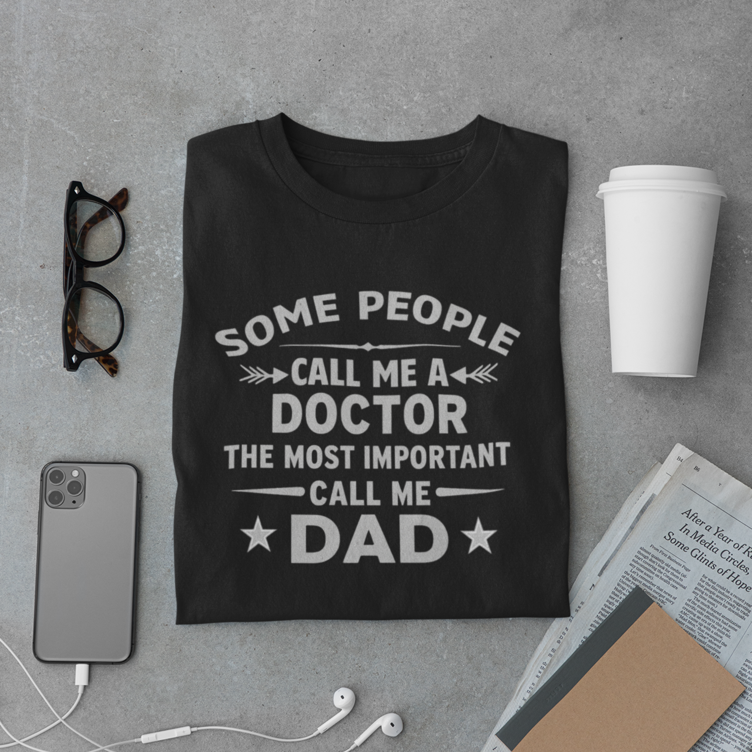 Doctor Dad T-Shirt – Gift for Father & Doctor