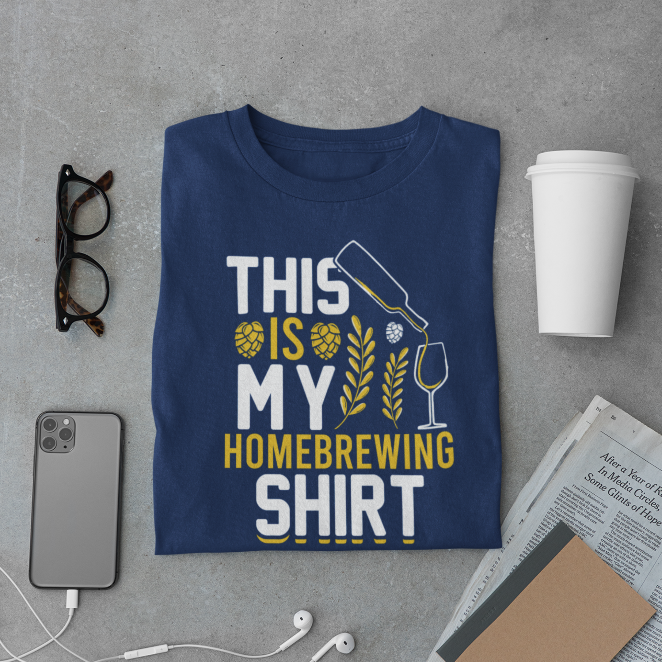 This Is My Homebrewing Shirt T-Shirt – Funny Craft Beer Brewing Tee