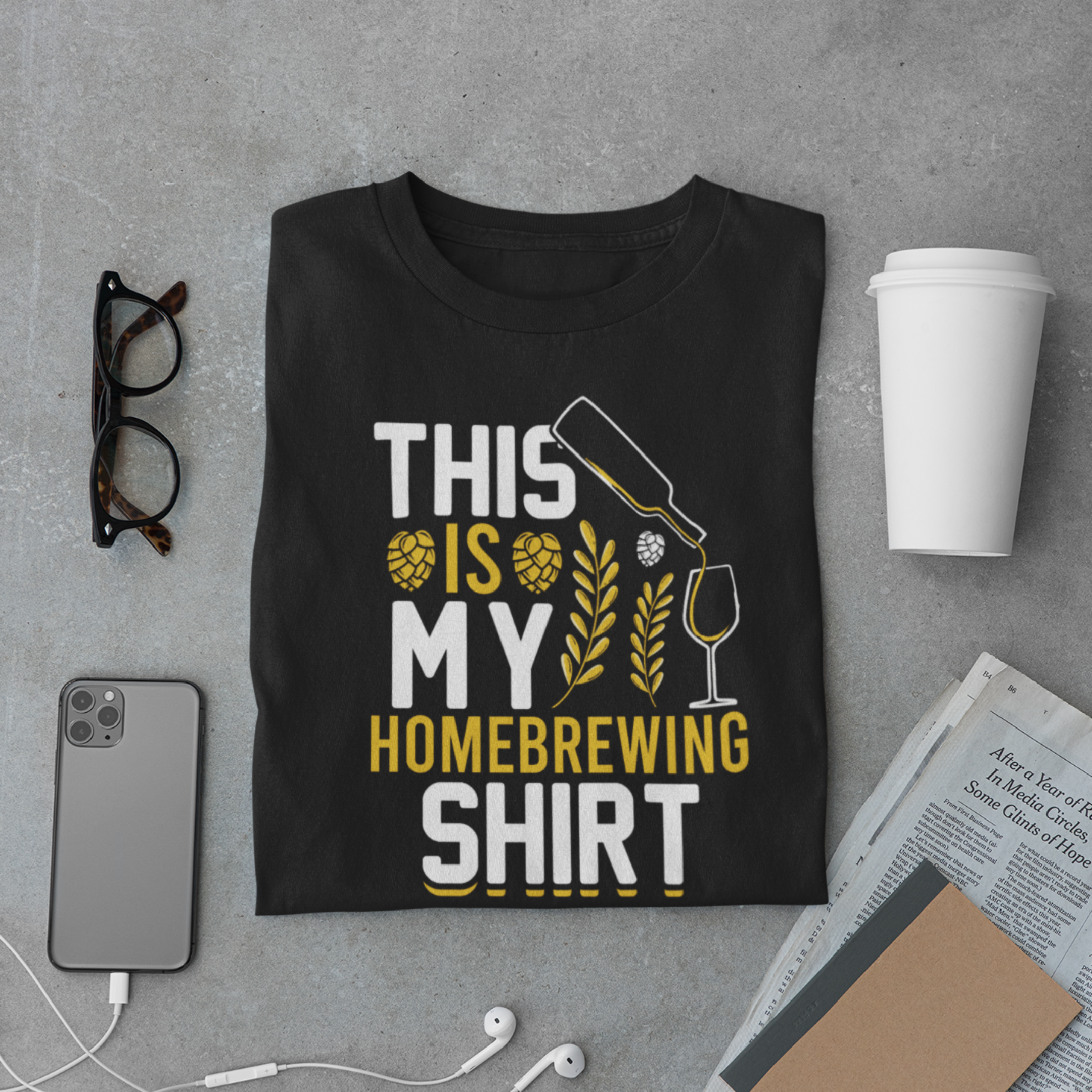 This Is My Homebrewing Shirt T-Shirt – Funny Craft Beer Brewing Tee