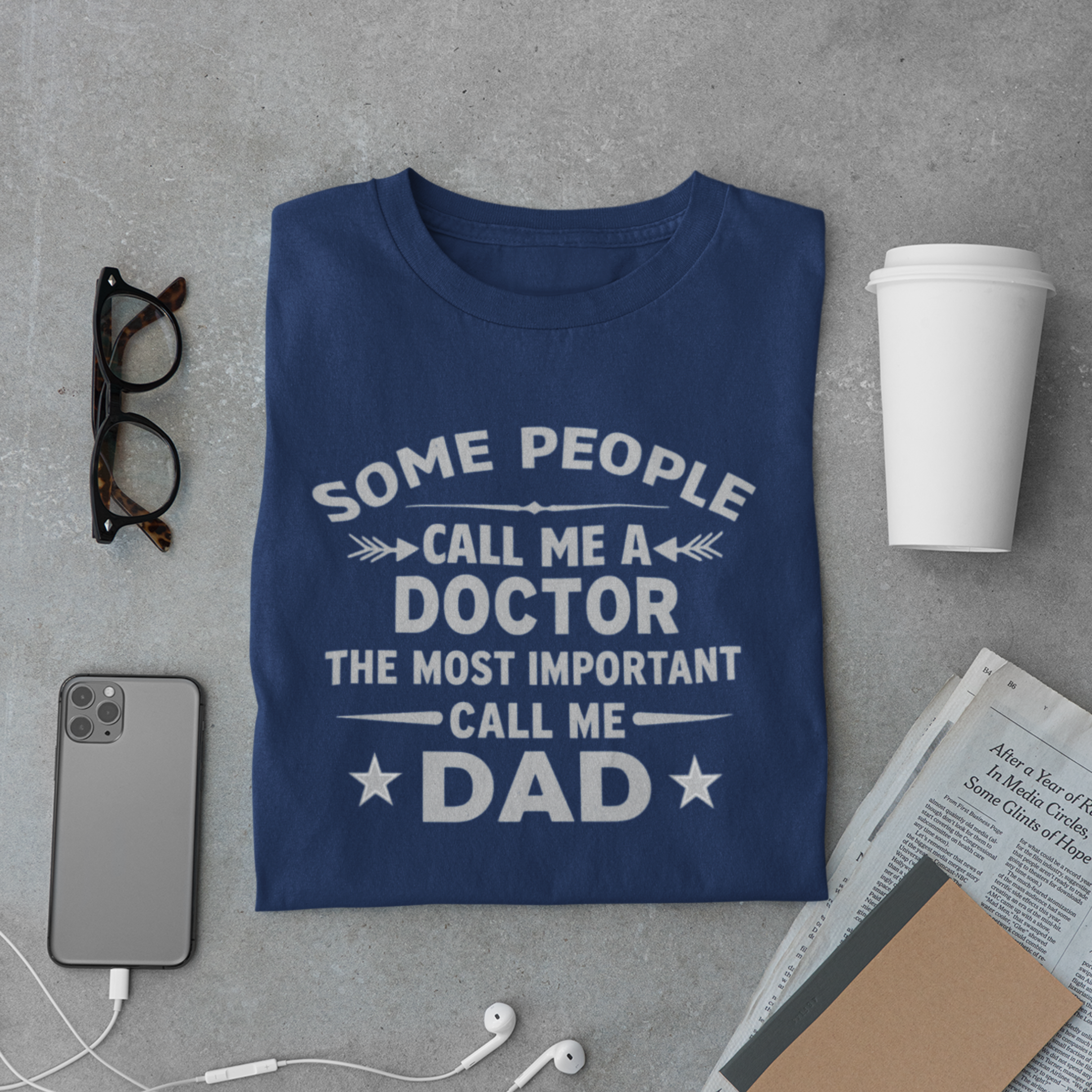 Doctor Dad T-Shirt – Gift for Father & Doctor
