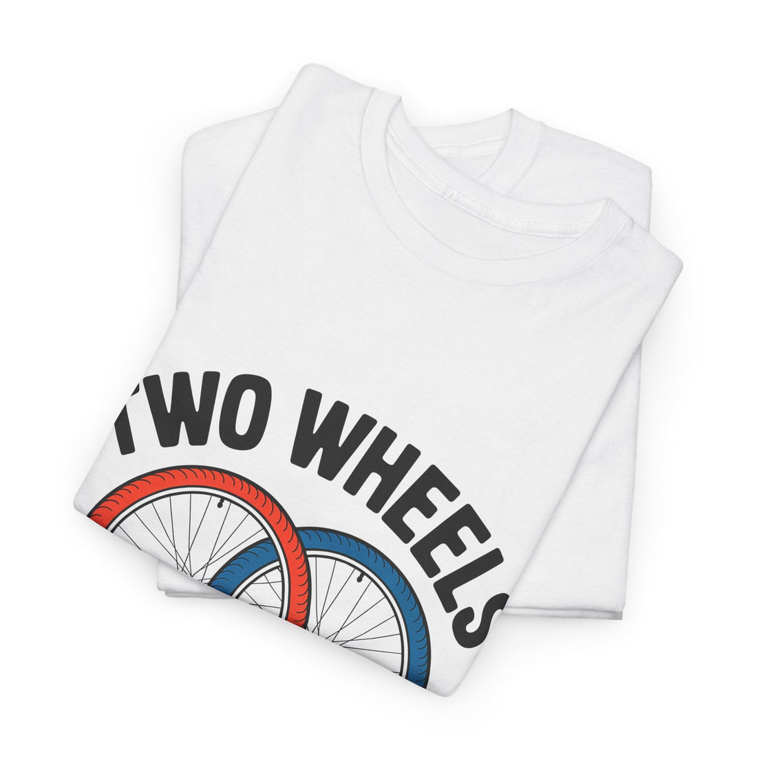 Two wheels one love Cycling tshirt