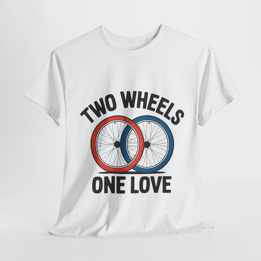 Two wheels one love Cycling tshirt
