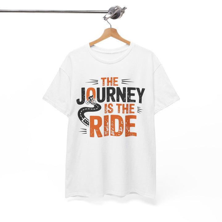 the journey is the ride cycling tshirt