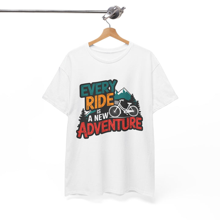 Every ride is a new adventure Cycling tshirt