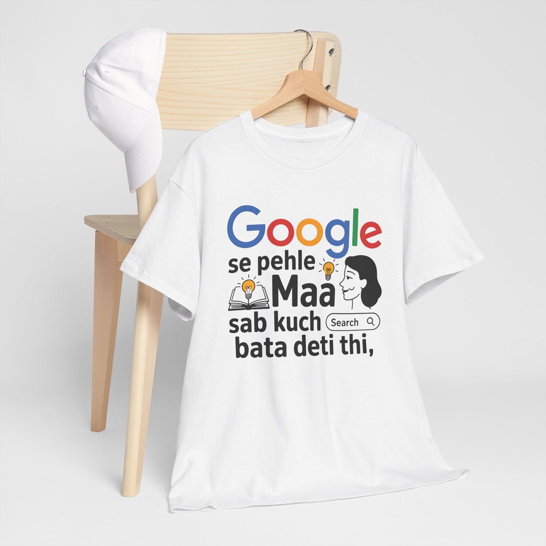 google se pahle maa sab kuch bata deti thi quoted tshirt