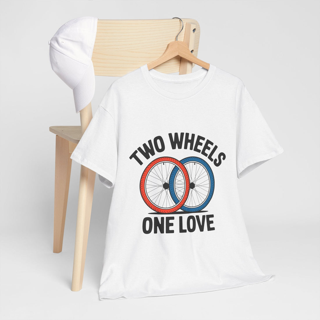 Two wheels one love Cycling tshirt