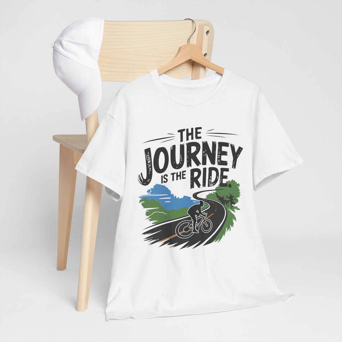The journey is the ride-2 cycling tshirt